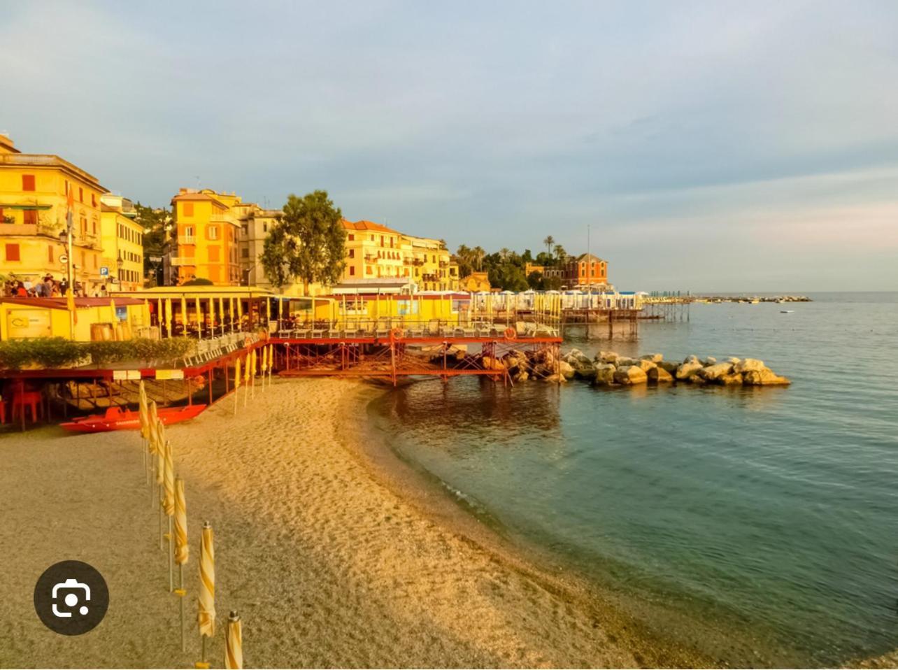 Elegant House By The Sea Rapallo - 50 Meters From The Beach ,Near Portofino Exterior photo